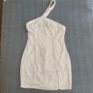 Superdown Cicely Mini Dress in White